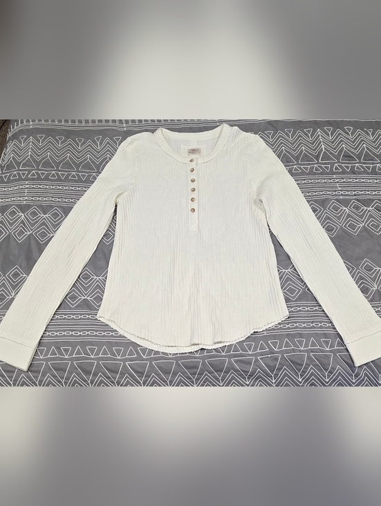 Faherty Tops - Faherty Womens Legends Apres Waffle Henley Size Medium